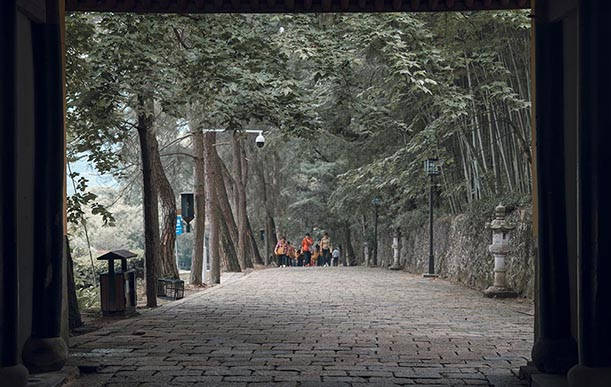 2021年4月12日，拜访参观宁波天童禅寺